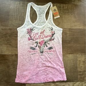 New legendary white tails live life at full draw tank top